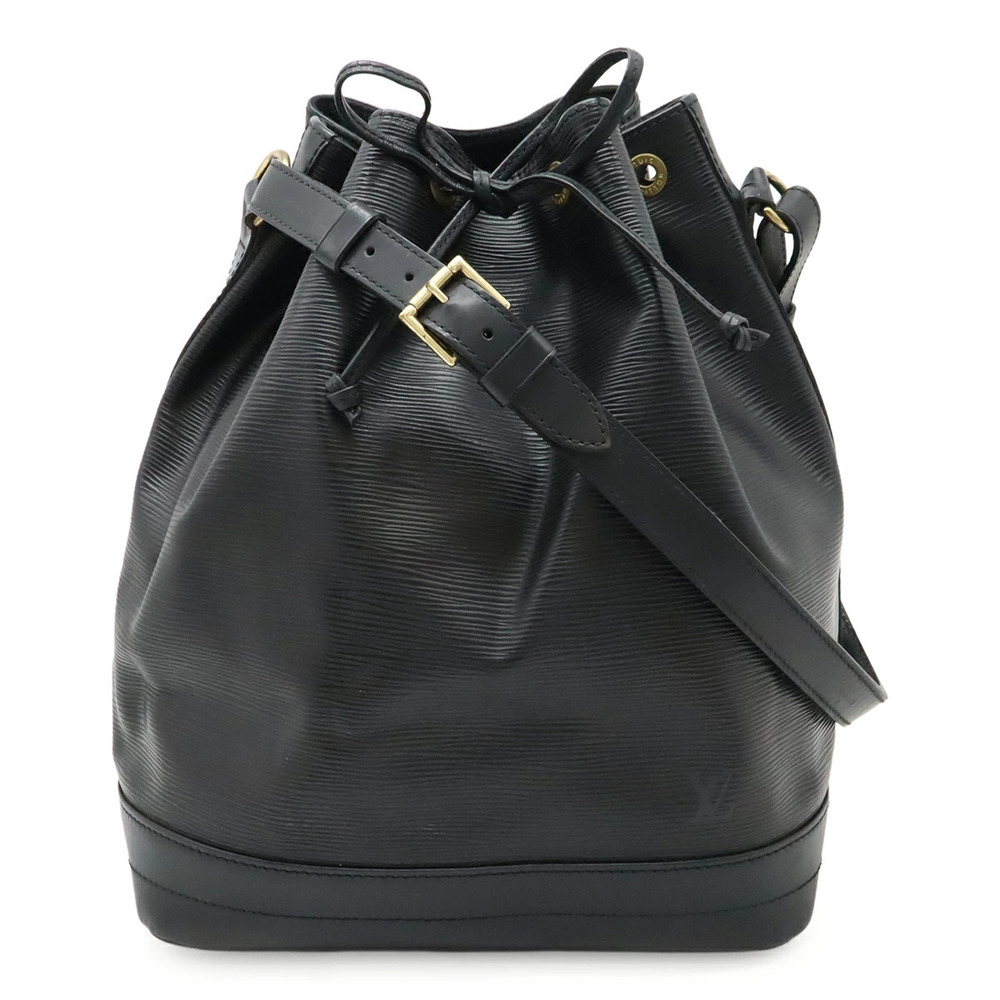 LOUIS VUITTON Epi Noe Shoulder Bag Hobo Semi Shoulder Leather Noir Black